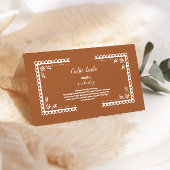 Terracotta Mexican Cielito Lindo Bücher für Baby Begleitkarte