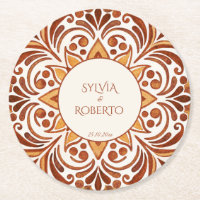 Terracotta Mexican Talavera Gastgeschenke Hochzeit