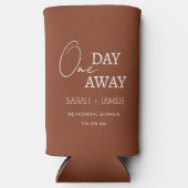 Terracotta Minimal One day Away Probe Dinner Selters Dosenkühler (Vorderseite)