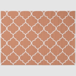 Terracotta Mittelmeer Marokkanisches Muster Seidenpapier