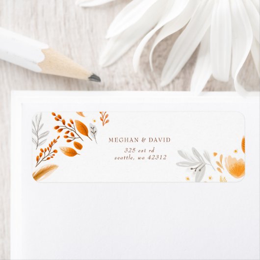 Terracotta Moderne Skripte Elegante Hochzeit im He (Insitu)