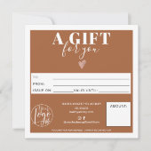 Terracotta - Modernes Geschenkemarkt Logo (Vorderseite)