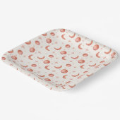 Terracotta Moon and Stars Party Paper Tellers Pappteller (Gewinkelt)