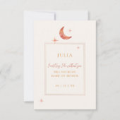 Terracotta Moon Bridesmaid - Vorschlag Karte (Vorderseite)