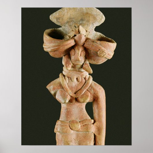 Terracotta Mother Goddess, Mohenjodaro, 2300-1750 Poster (Vorne)