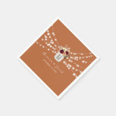 Terracotta Napkins Serviette (Ecke)