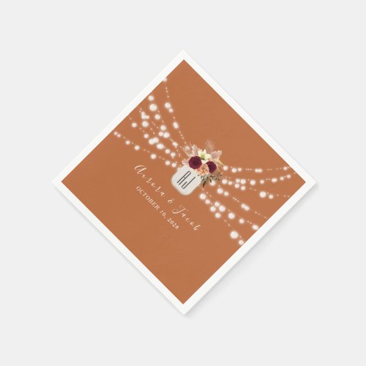 Terracotta Napkins Serviette (Ecke)