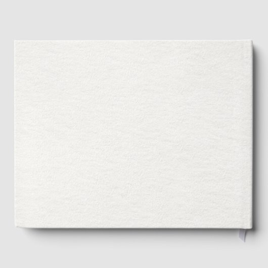 Terracotta Navy Blue Pampas Grass Rustikale Hochze Gästebuch (Rückseite)