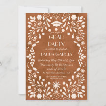 Terracotta Neutral Mexican Graduation Photo
