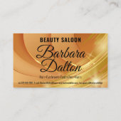 Terracotta Ocher Beige Gold. Geschäftszubehör Rabattkarte (Rückseite)