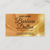 Terracotta Ocher Beige Gold. Geschäftszubehör Visitenkarte (Vorderseite)