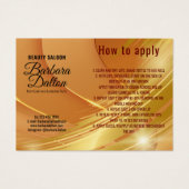 Terracotta Ocher Beige Gold Geschenkgutscheine (Vorderseite)