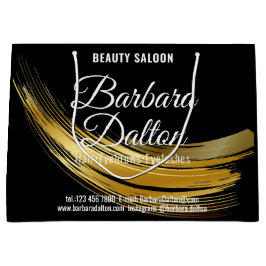 Terracotta Ocher Beige Gold Große Geschenktüte