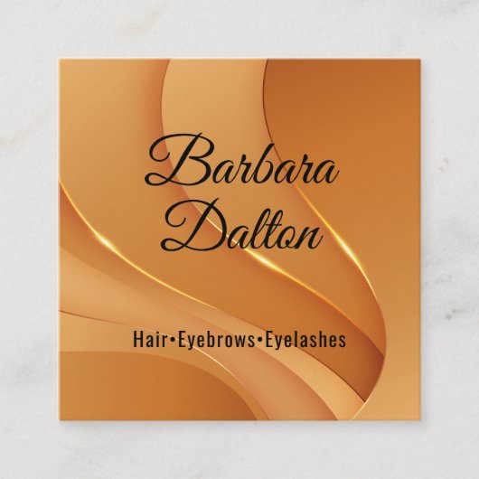 Terracotta Ocher Beige Gold Terminkarte (Vorderseite)