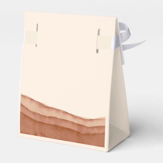 Terracotta Ombre Boho Geschenkschachtel (Rückseite)