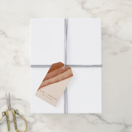 Terracotta Ombre | Minimalistisch Boho Geschenkanhänger