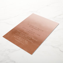 Terracotta Ombre Minimalistisch Boho Wedding Rose 