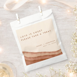 Terracotta Ombre | Minimalistische Boho Gastgesche Geschenktütchen