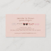 Terracotta Optic Eyewear Specialist Brillen Visitenkarte (Rückseite)