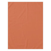 Terracotta Orange Solid Color Warm & Earthy Design Tischdecke (Vorderseite)