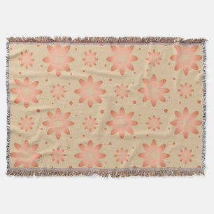 Terracotta-Orange und Sand-Beige delikate Tageszei Decke
