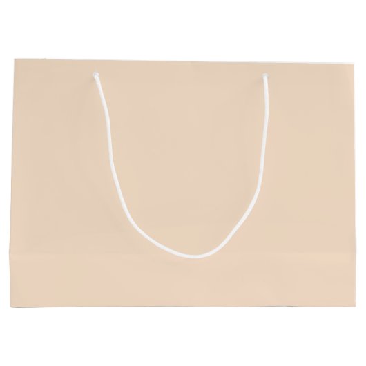 Terracotta Palm Trees & Ampersand Strand Hochzeit Große Geschenktüte (Rückseite)