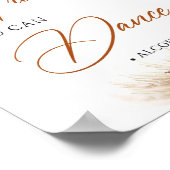 Terracotta pampas burgundy Vertrauen Sie mir, Sie Poster (Ecke)