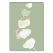 Terracotta Pampas Tropischer Dschungel Tischnummer (Rückseite)