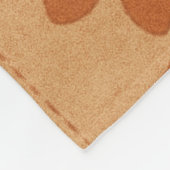 Terracotta Patchwork Quilt Rustikales Bauernhaus Fleecedecke (Ecke)