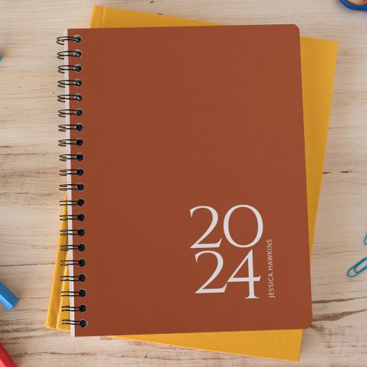 Terracotta Personal Weekly Planer