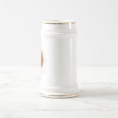 Terracotta Personalisierte Trauzeuge Beer Stein Bierglas (Mittel)