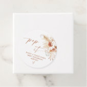 Terracotta Pop Es, wenn sie Pop Boho Pampas Grass Geschenkanhänger (Beispiel)