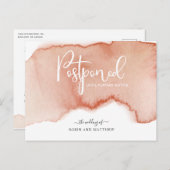 Terracotta Postponement Postkarte (Vorne/Hinten)