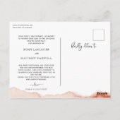 Terracotta Postponement Postkarte (Rückseite)