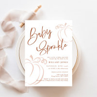 Terracotta Pumpkin Fall Bohemisch Baby Sprinkle