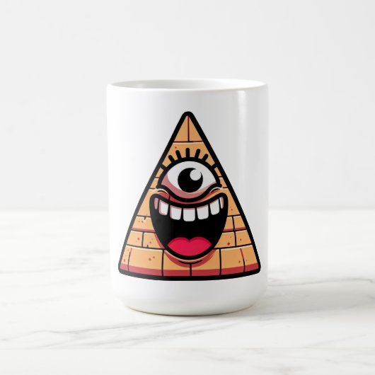 Terracotta Pyramid Eye Kaffeetasse (Mittel)