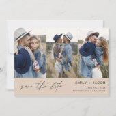 Terracotta QR Code Modern Save the Date 4 Foto (Vorderseite)