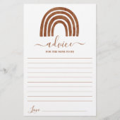 Terracotta Rainbow Advisor für die Mama, die Karte (Vorderseite)