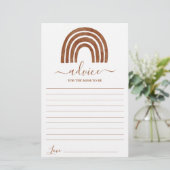 Terracotta Rainbow Advisor für die Mama, die Karte (Stehend Vorderseite)