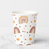 Terracotta Rainbow Ms Onederful Birthday Pappbecher (Rechts)