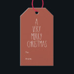 Terracotta Red Boho Polka Dot Christmas Geschenkanhänger<br><div class="desc">Diese terracotta roten boho polka dot Christmas zu von Geschenkmarken sind perfekt für Ihren modernen böhmischen Landgut inspiriert Urlaub Gruß. Der klassische rustikale, aber feine handgezeichnet Schriftart verleiht ihm einen erdigen Vintagen Look und behalte ihn niedlich und einfach. Die Polka-Punkte kommen in Erdtönen wie Rot, Salbei, Rosa, Rosa, Terrakotta, Rost...</div>
