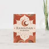 Terracotta Red Craft Ramadan Mubarak (Vorderseite)