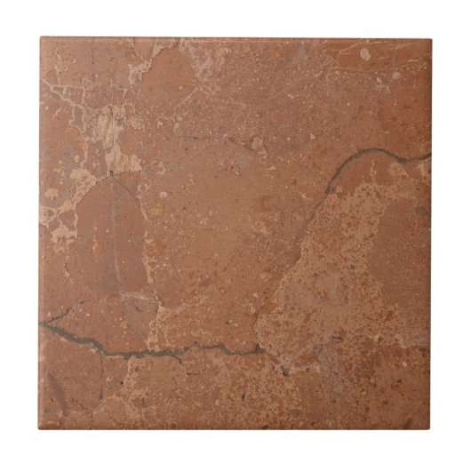 Terracotta red simple rustic fliese (Vorderseite)
