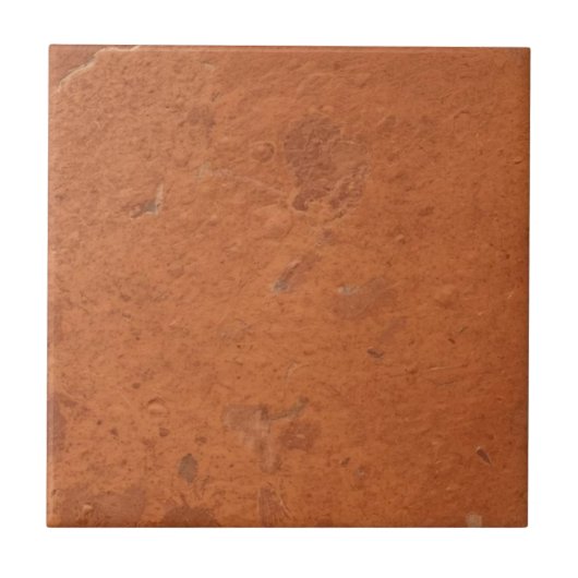 Terracotta red simple rustic fliese (Vorderseite)