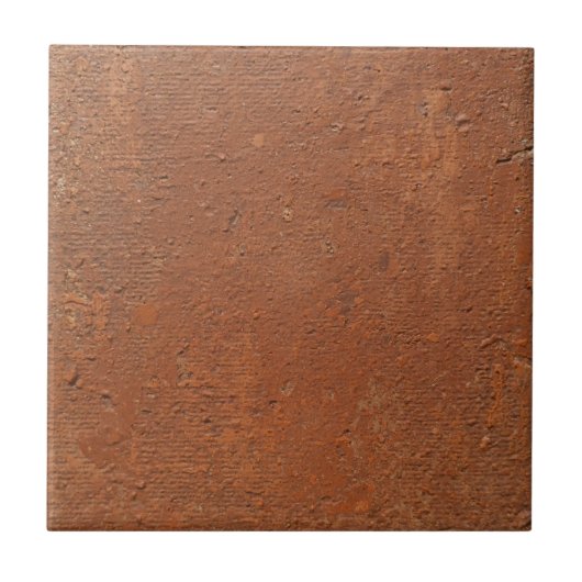 Terracotta red simple rustic fliese (Vorderseite)