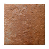 Terracotta red simple rustic fliese (Vorderseite)