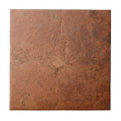 Terracotta red simple rustic  fliese (Vorderseite)