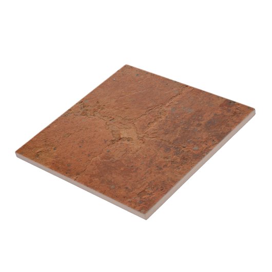 Terracotta red simple rustic  fliese (Seite)