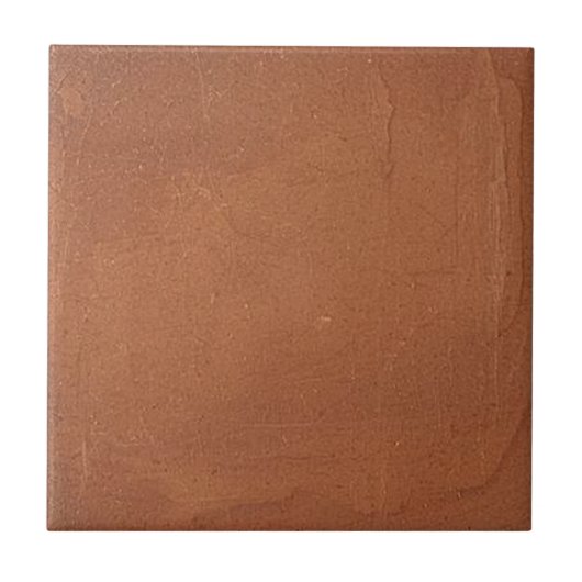 Terracotta red simple rustic fliese (Vorderseite)