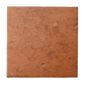 Terracotta red simple rustic fliese (Vorderseite)